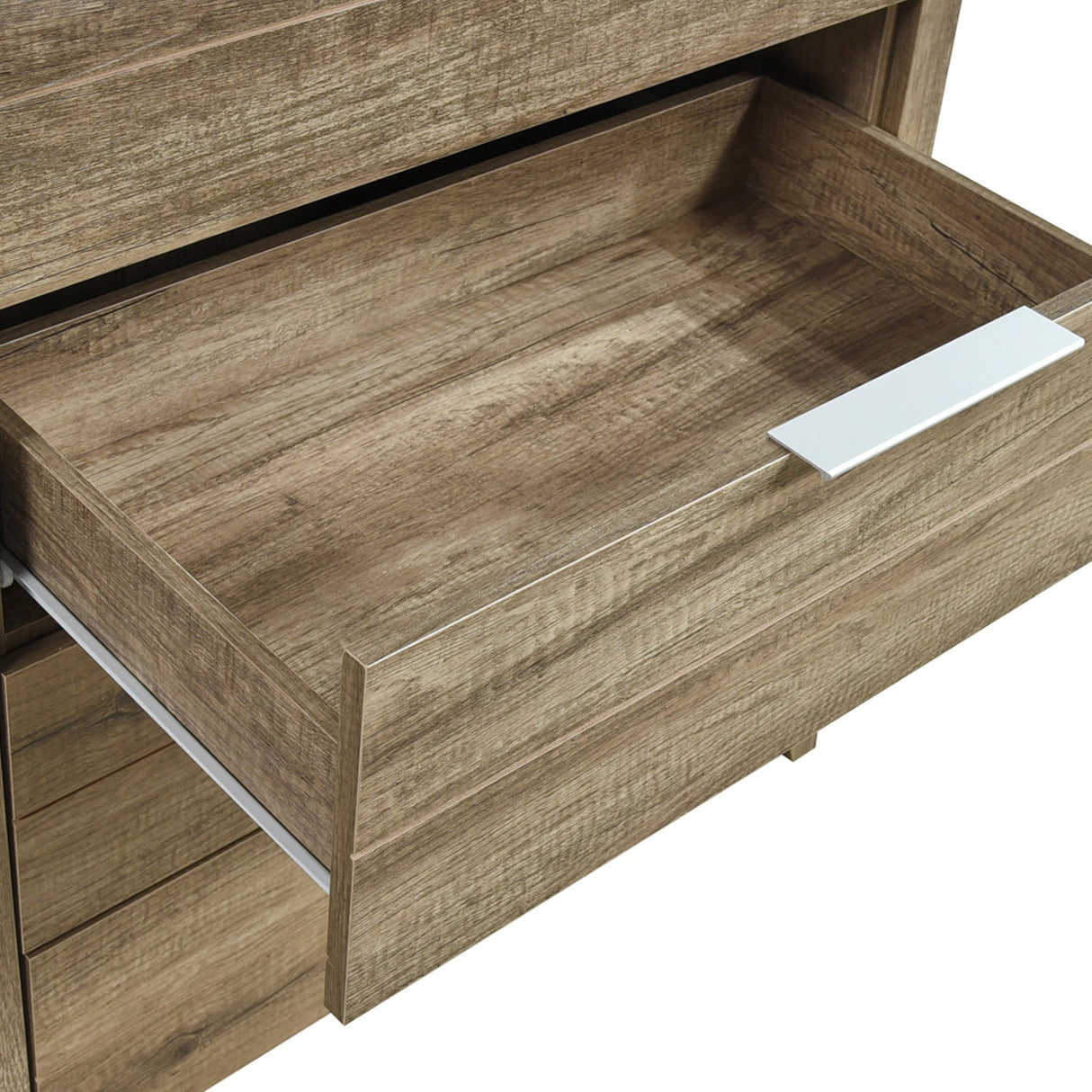 Tahmoor 5 Drawer Tallboy, Oak