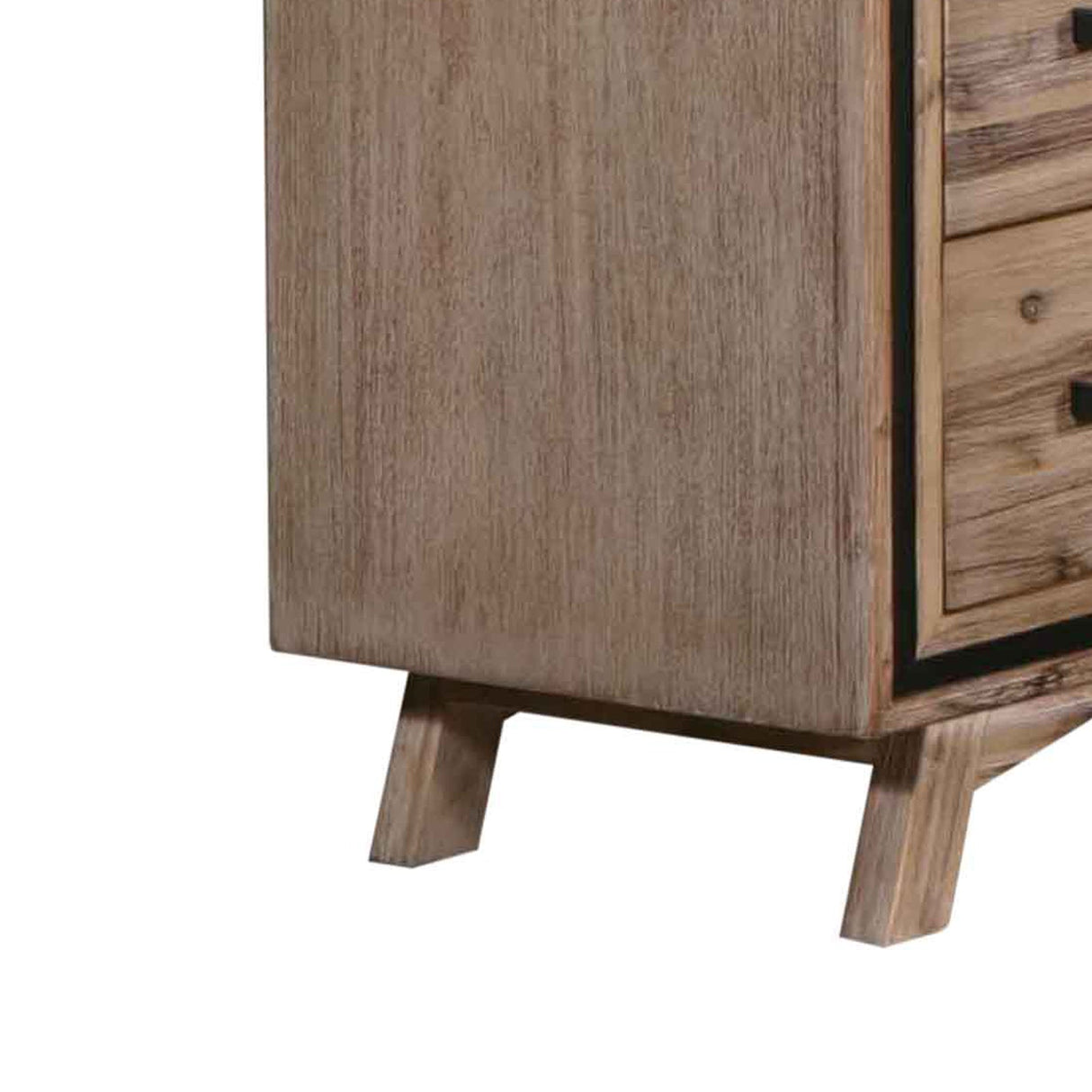 Welby 5 Drawer Tallboy, Silver Brush view 5