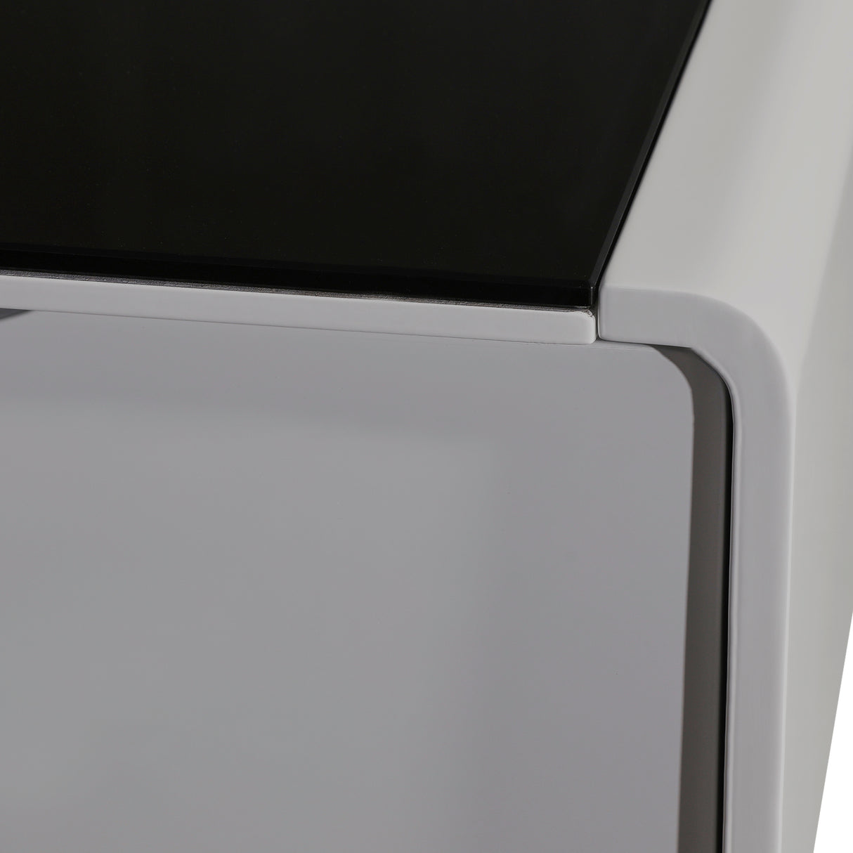 Kelso 200cm TV Cabinet, Black and White