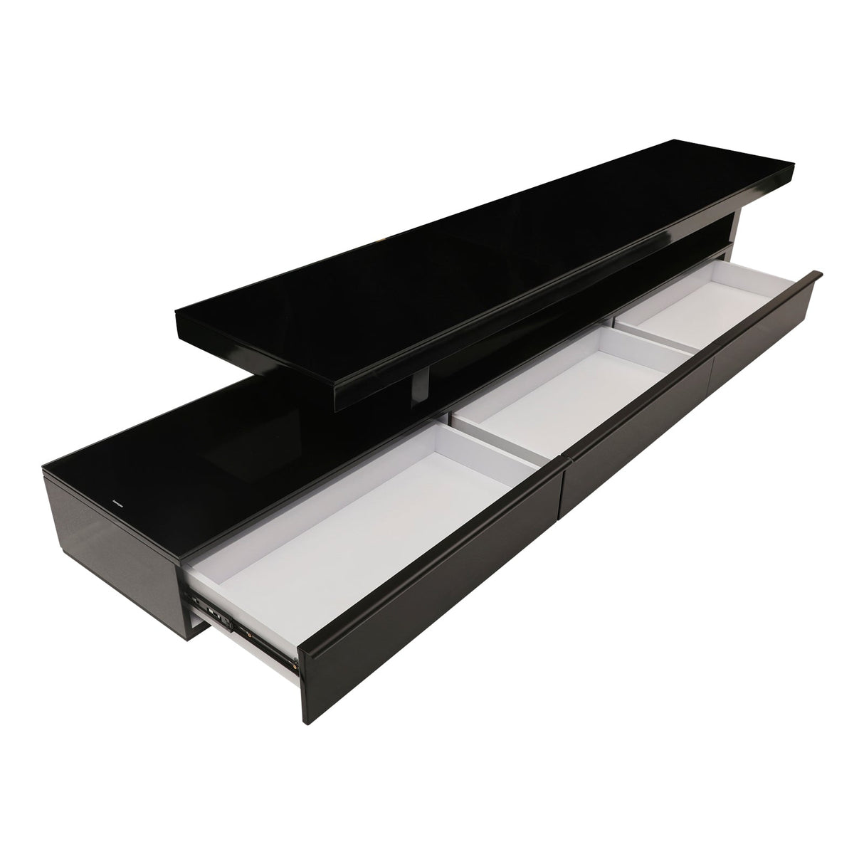 Pipers River 420cm Extendable Entertainment Unit, Black Gloss