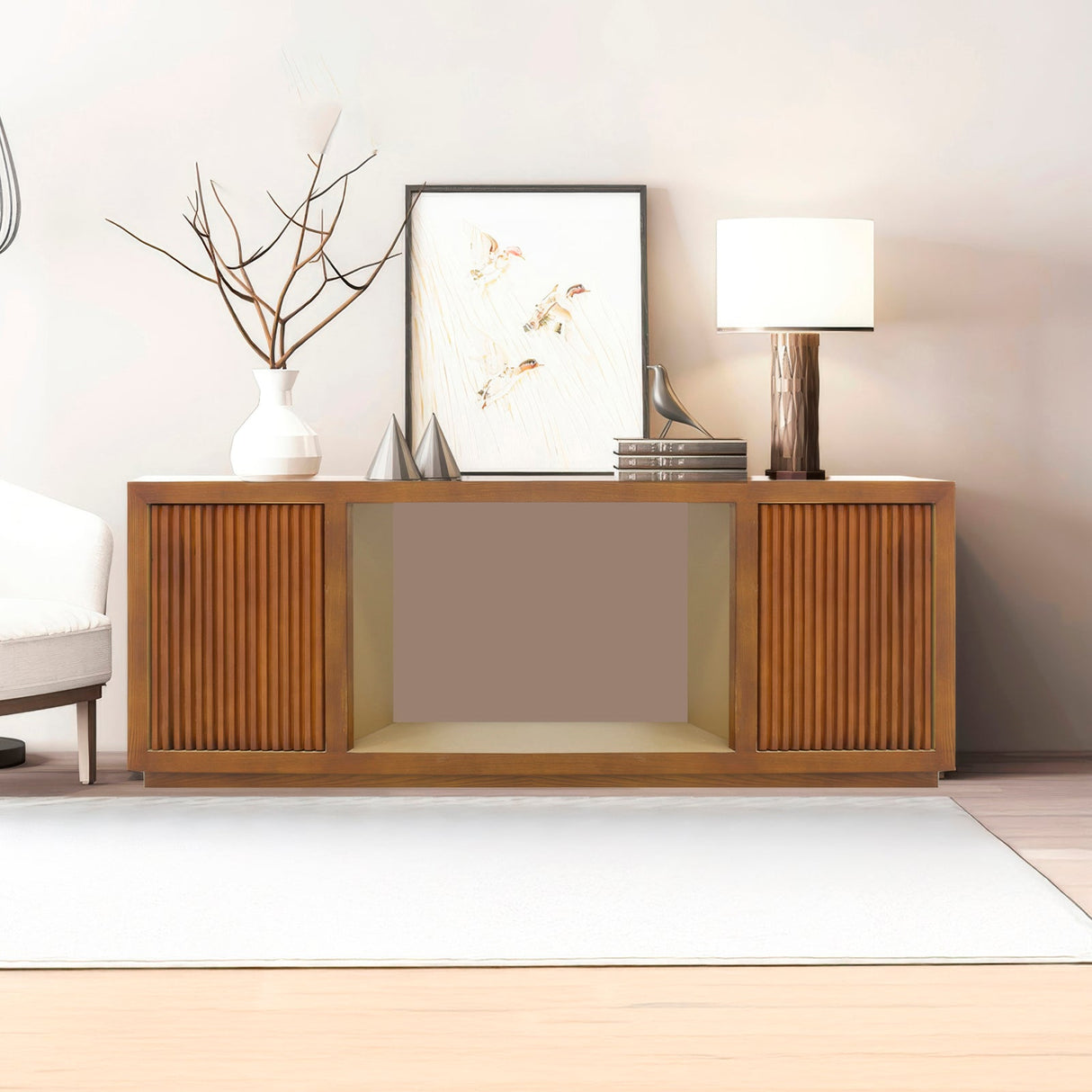 Dunalley 150cm TV Cabinet, Brown