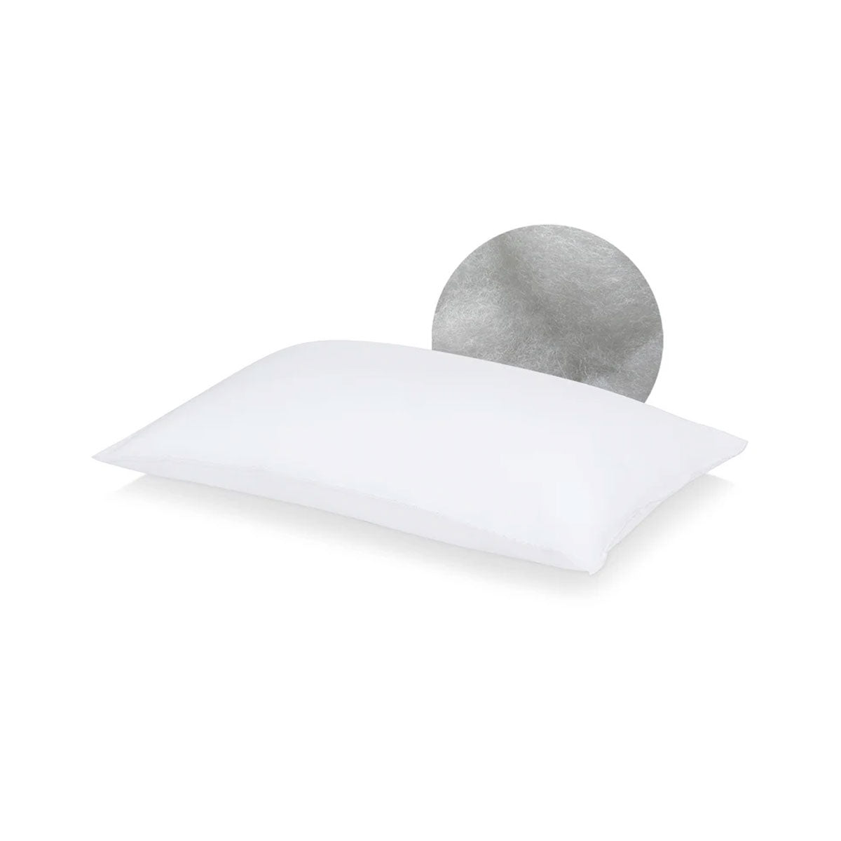 Mediflow Travel Waterbase Fibre Pillow — 33x53cm, Adjustable, Neck Support On-The-Go — Allure Home Collections