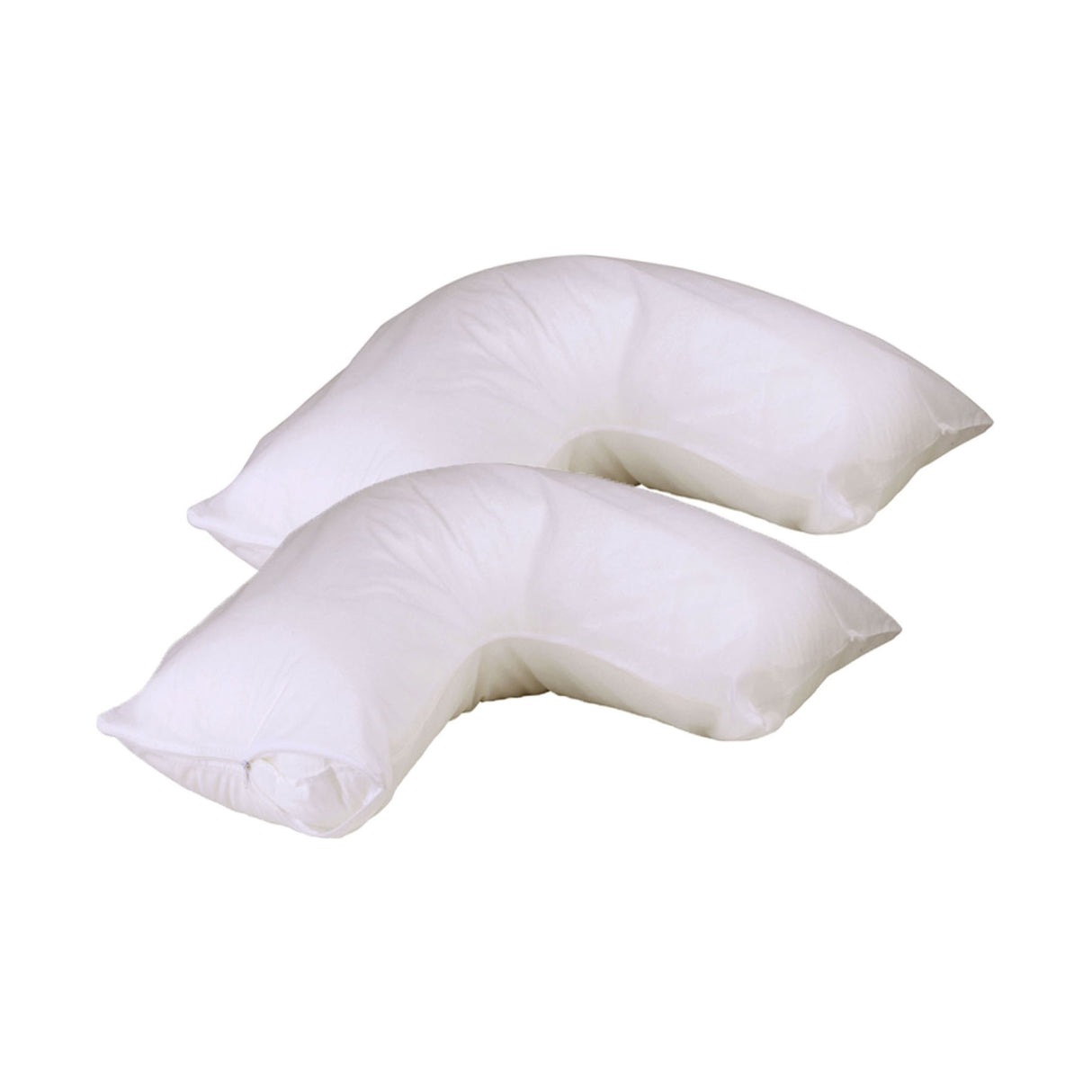 Stain Resistant V Boomerang Pillow Protectors — Set of 2, Zip Closure — Allure Home Collections