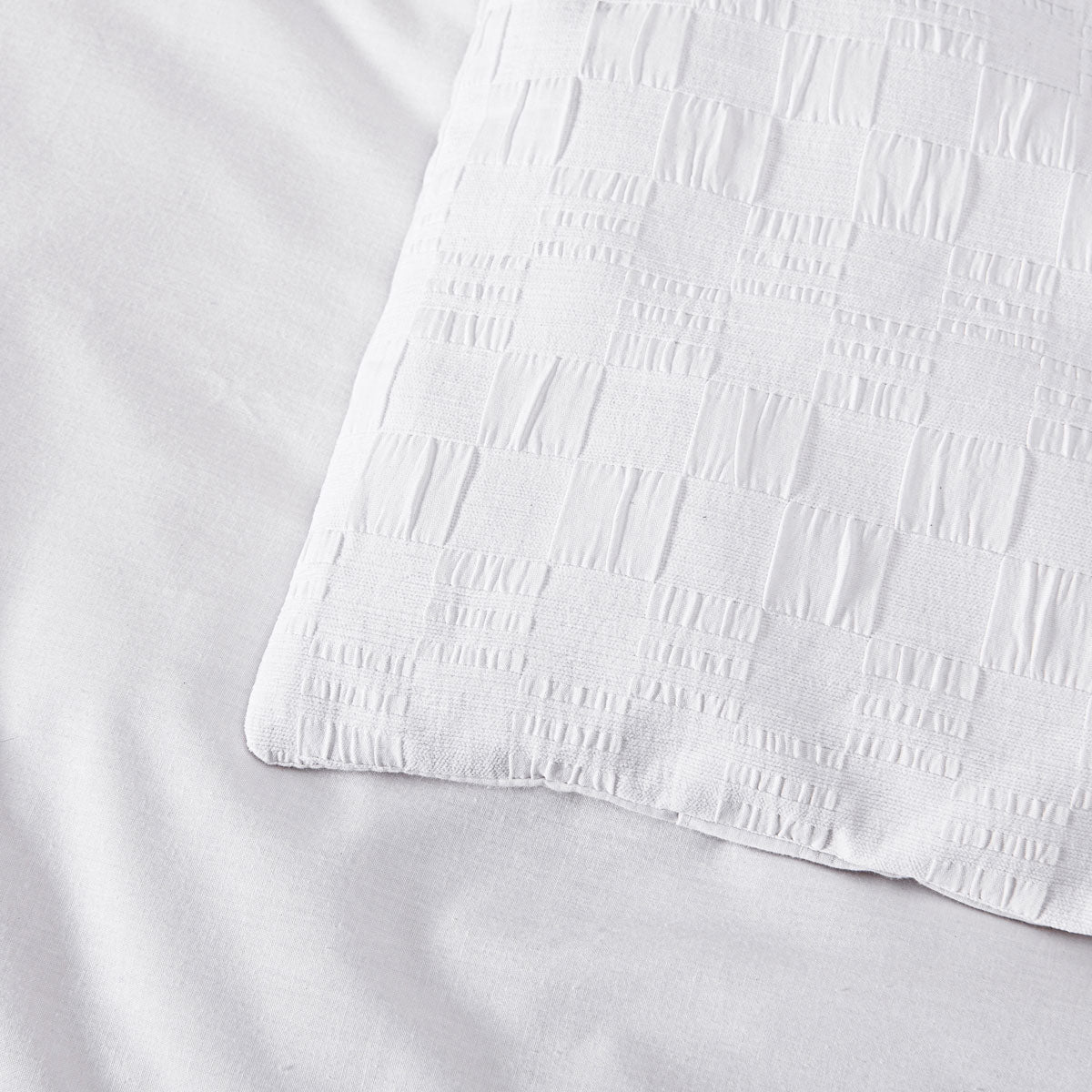 Bianca Cosmo Soft Chenille Geometric Quilt Cover Set — Allure Home Collections