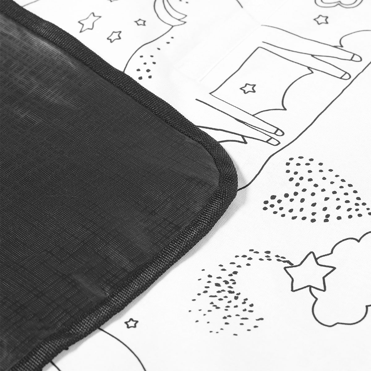 Borrowdale Colour Me In Picnic Blanket, Dream Big Unicorn, 125x125cm