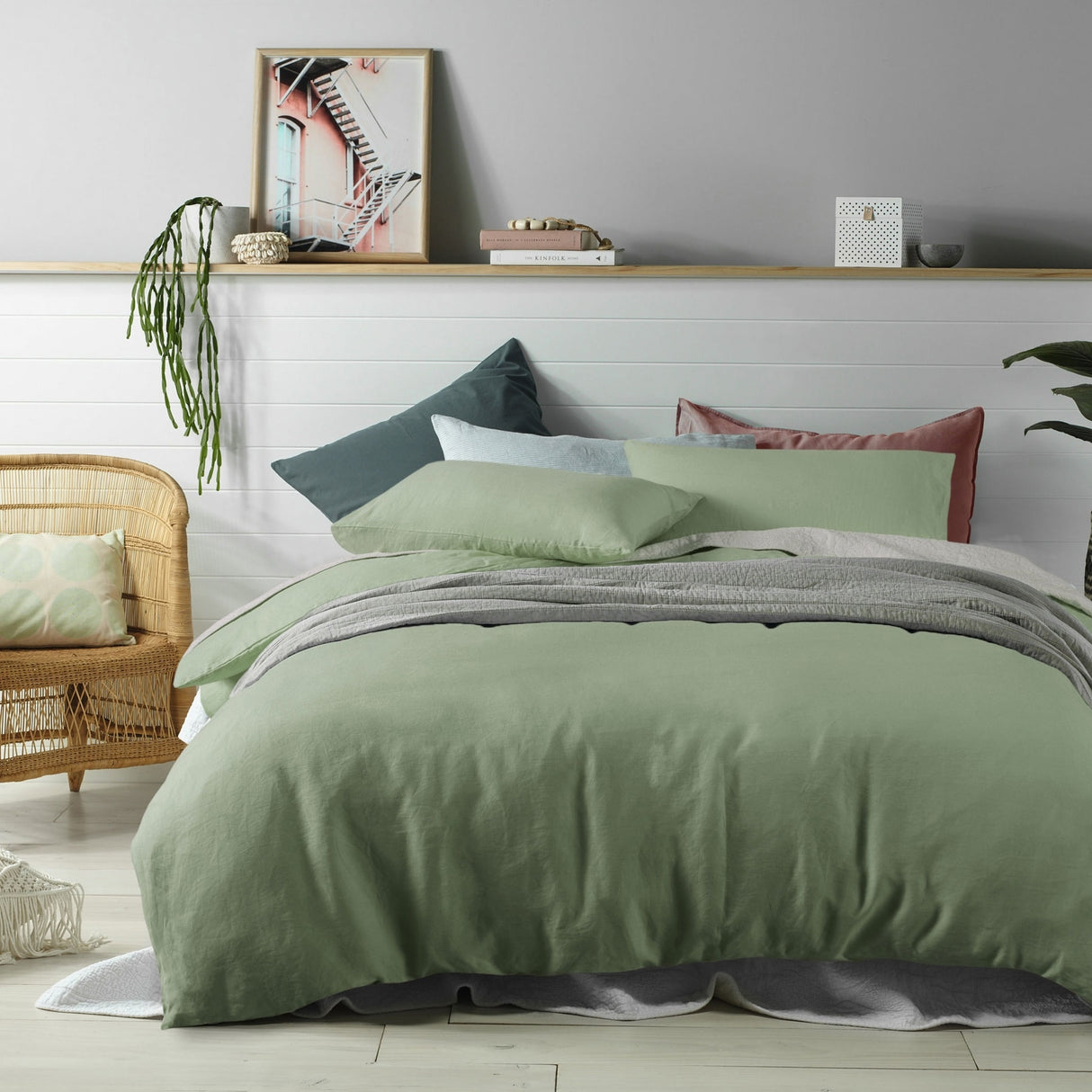 Vintage Design Homewares 100% Linen Quilt Cover Set — Vintage Charm — Allure Home Collections