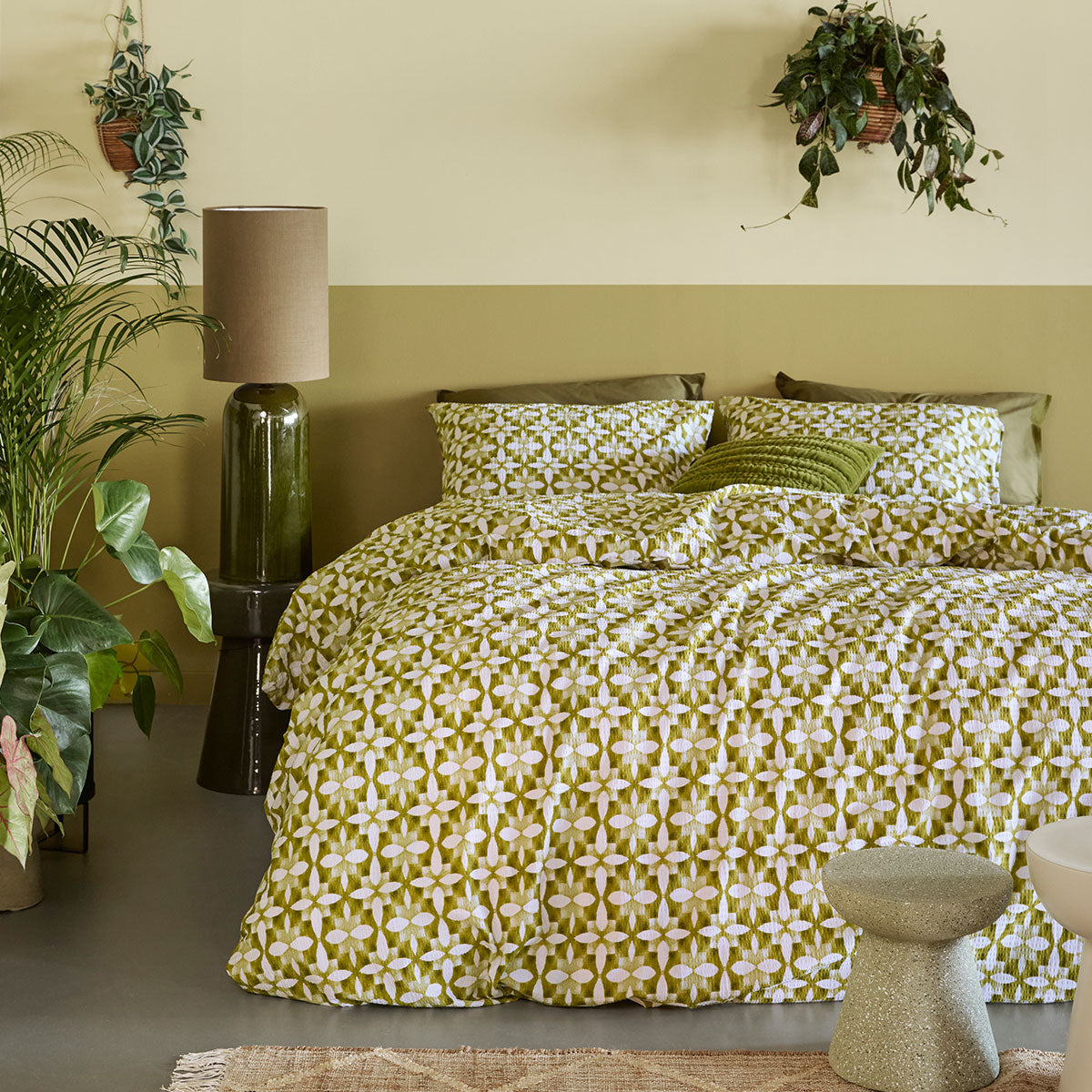 Bedding House Mae Seersucker Cotton Quilt Cover Set — Allure Home Collections