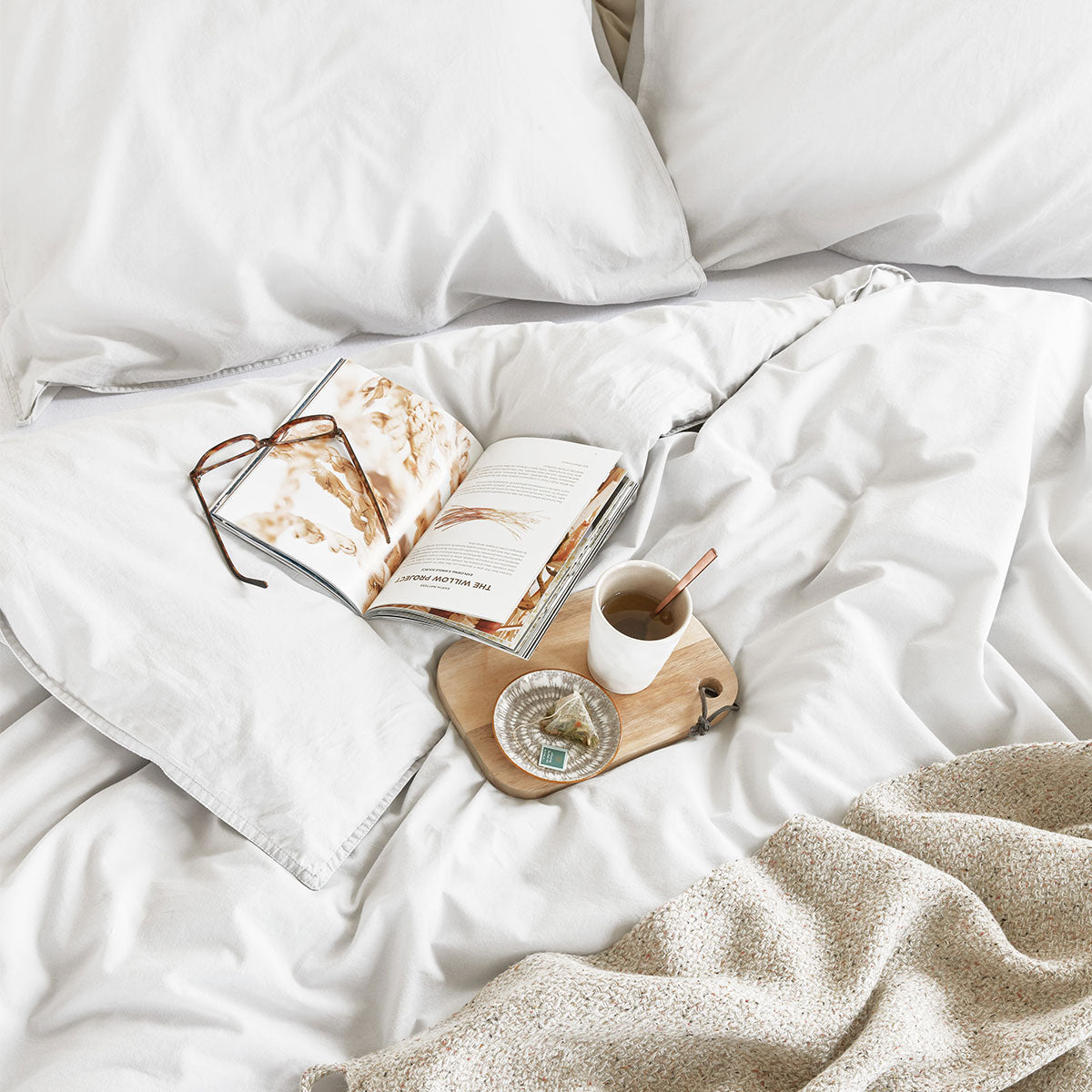 Bedding House Organic Cotton Basic Quilt Cover Set — Allure Home Collections
