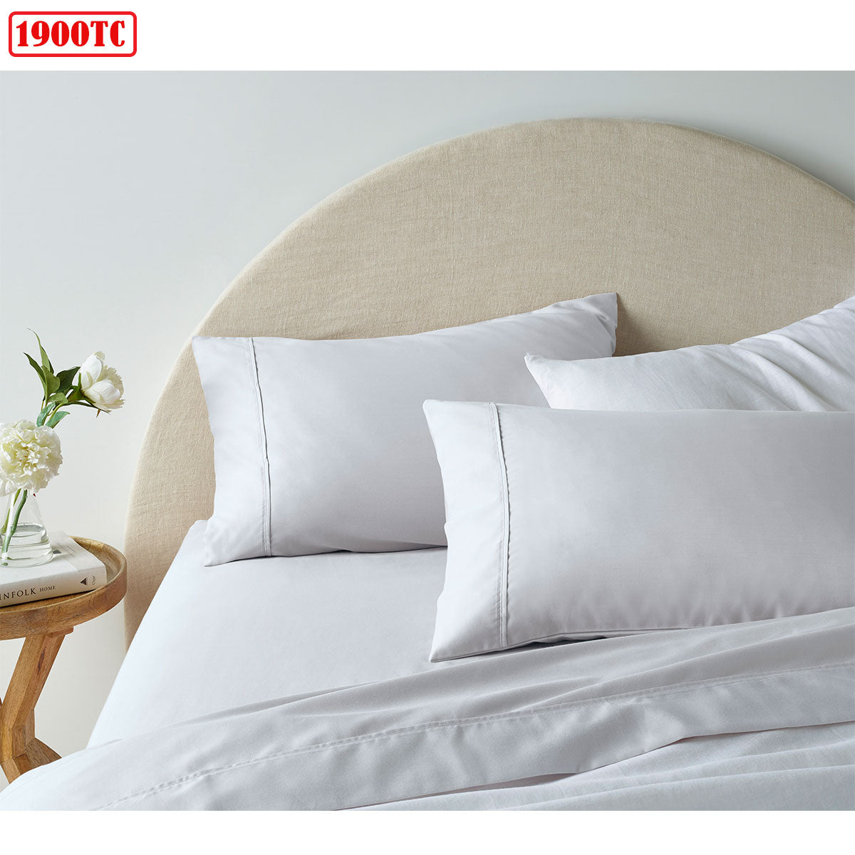 Accessorize 1900TC Cotton Rich Sheet Set – Premium Bed Linen Bedding Collection