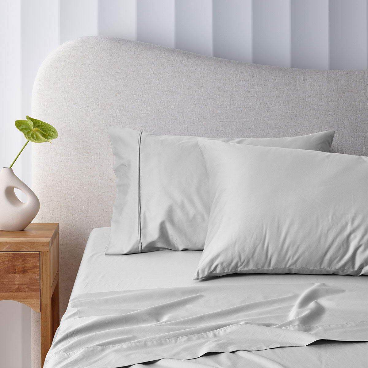 Accessorize 400TC Bamboo Cotton Sheet Set 40cm Wall Premium Bedding Collection