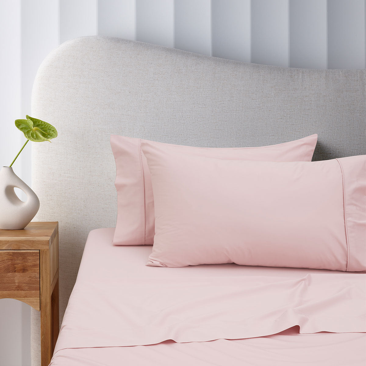 Accessorize 400TC Bamboo Cotton Sheet Set with 50cm Wall Edge, Mega Super Comfort