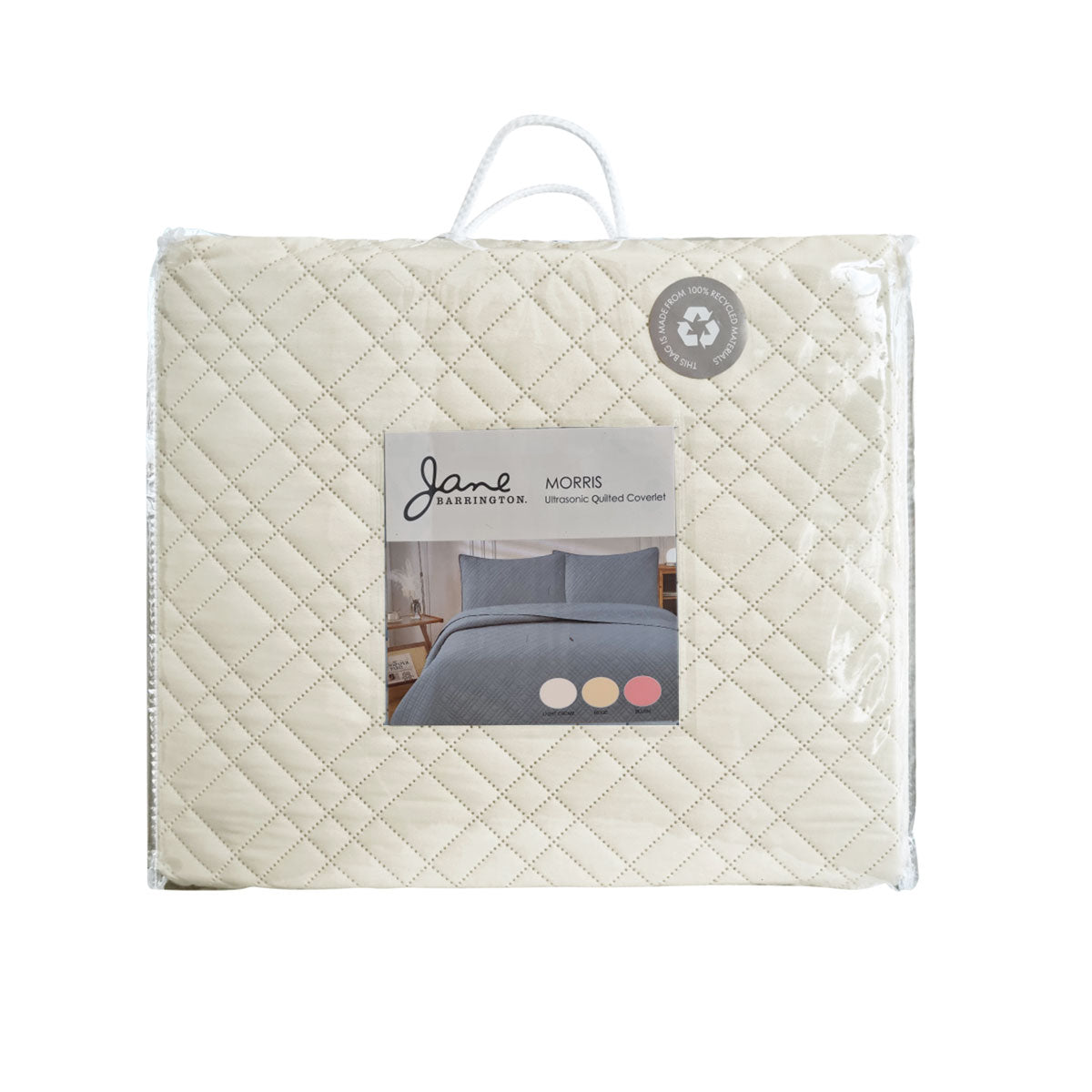 Selsley Coverlet Set, Queen, Light Cream