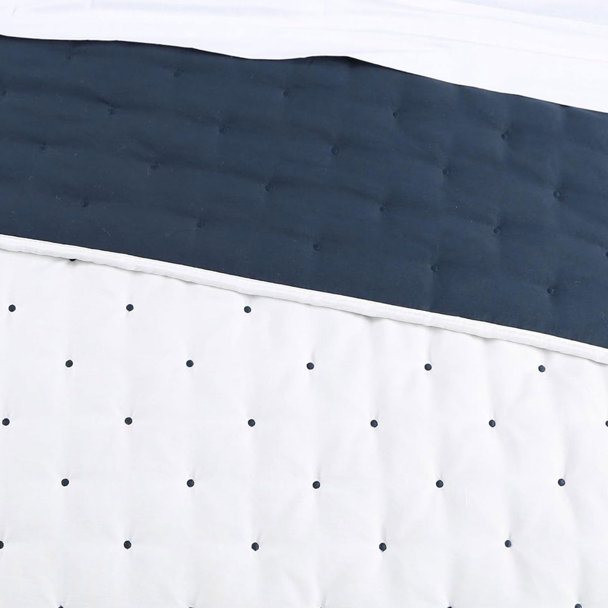 Daglingworth Reversible Coverlet Set, King, Blue