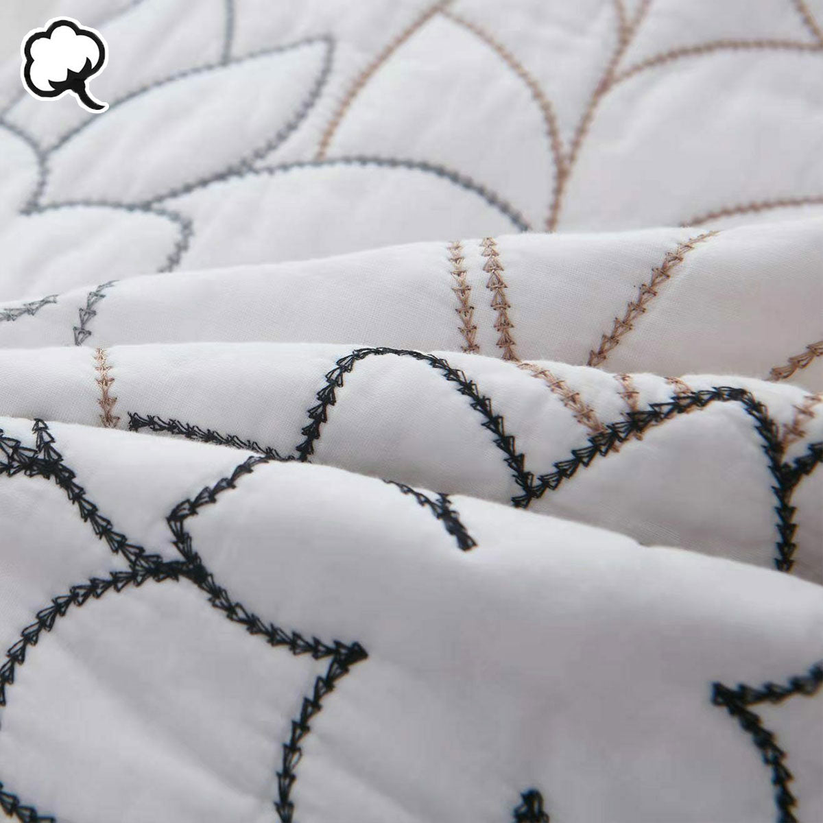 Whittington Cotton Coverlet Set, Queen, White