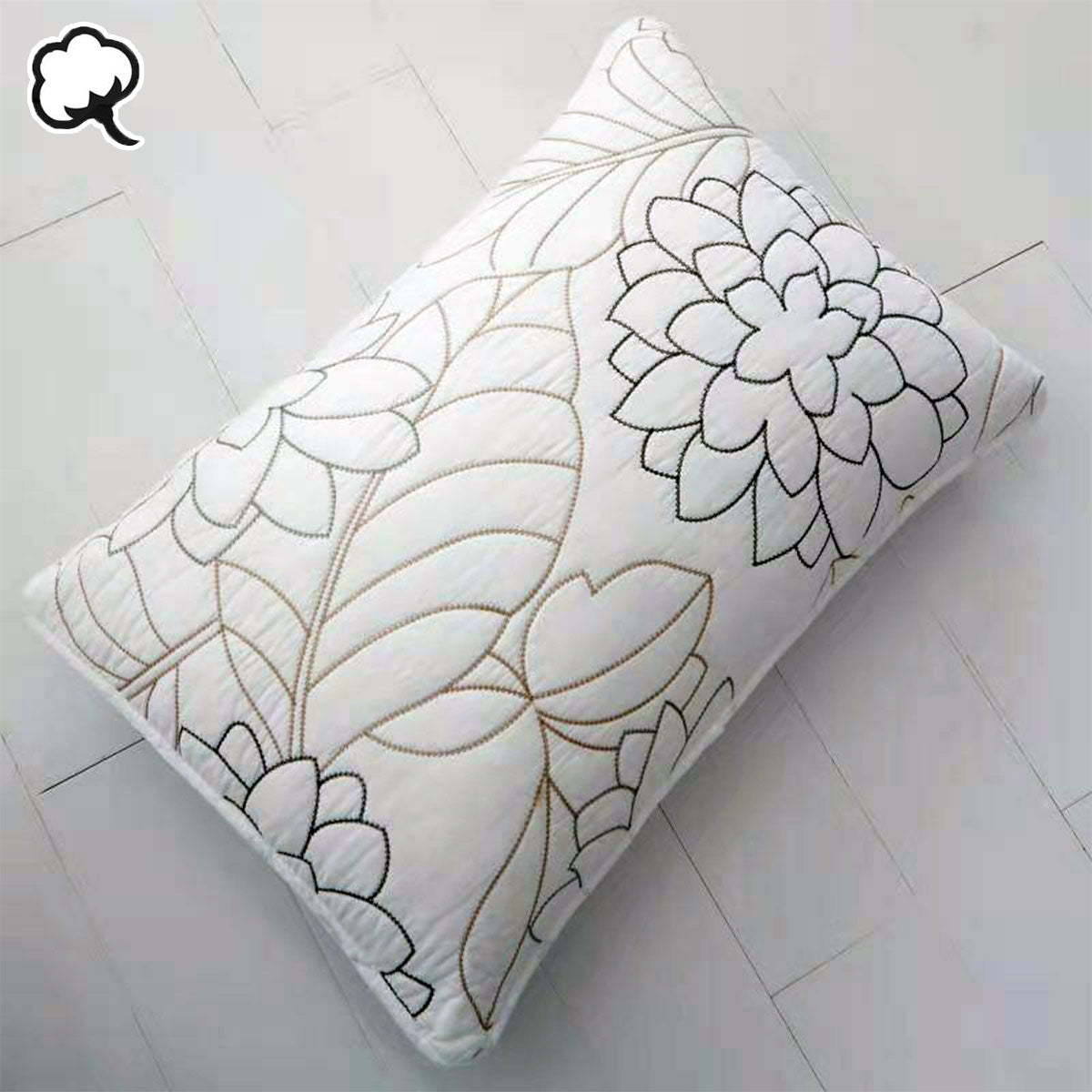Whittington Cotton Coverlet Set, Queen, White