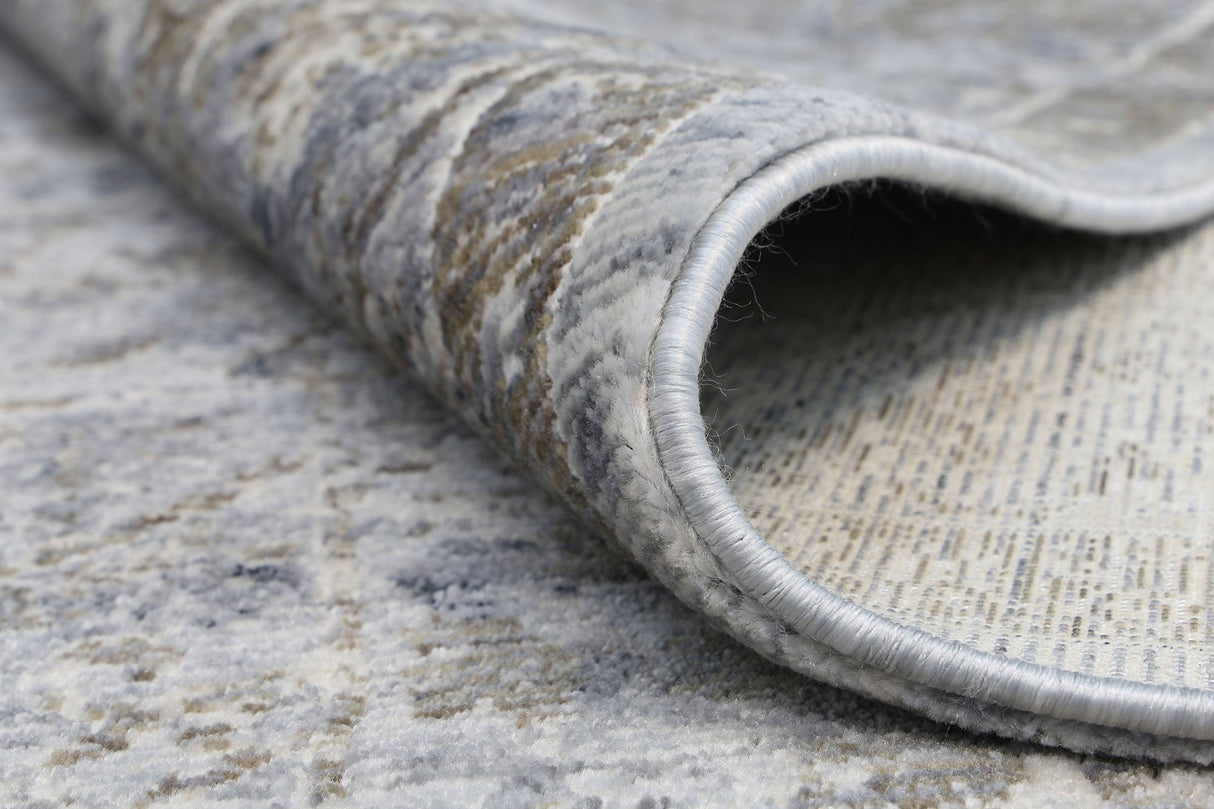 Distressed Power Loomed Floor Rug 240 x 330cm, view 5