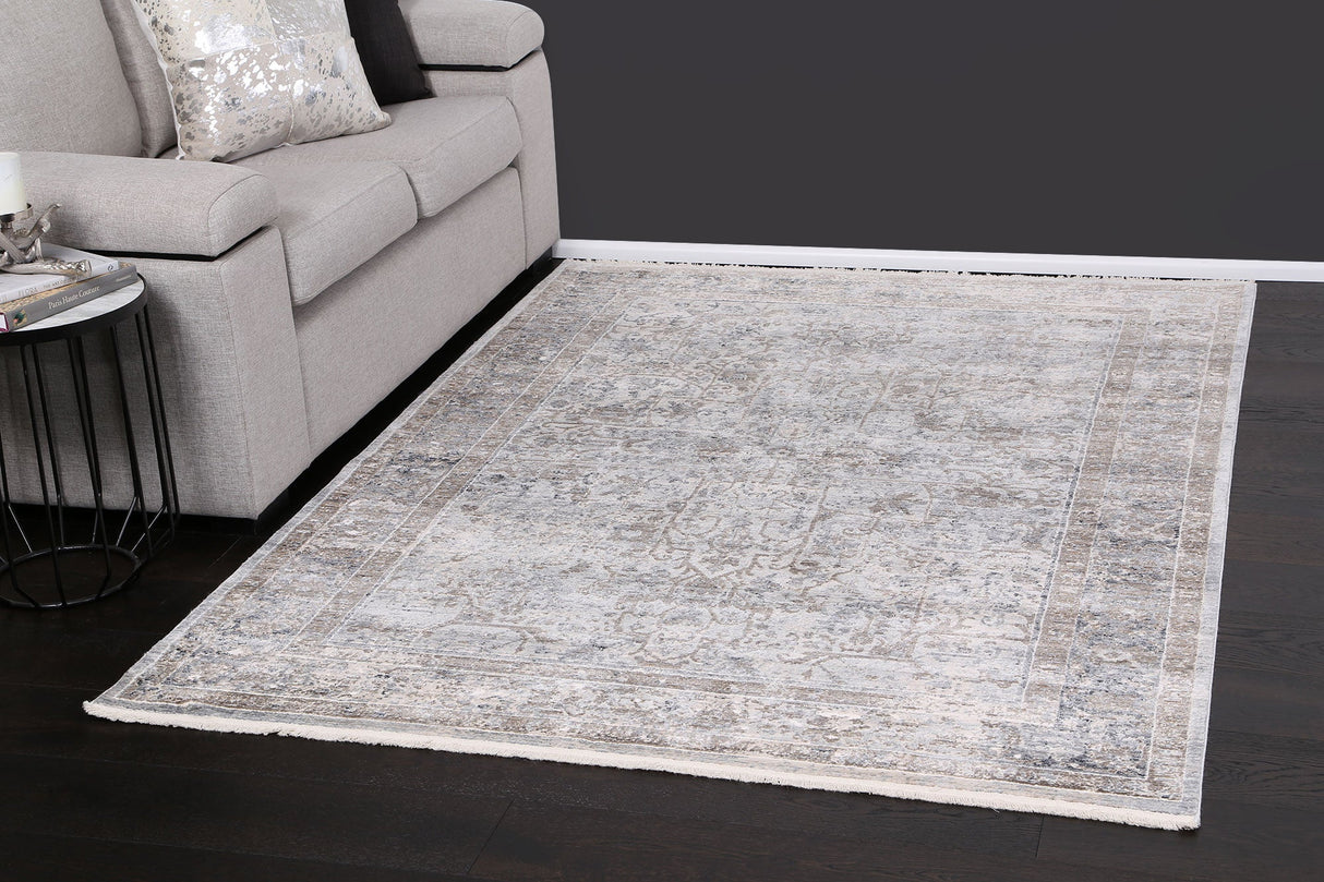 Distressed Power Loomed Floor Rug 240 x 330cm, view 7