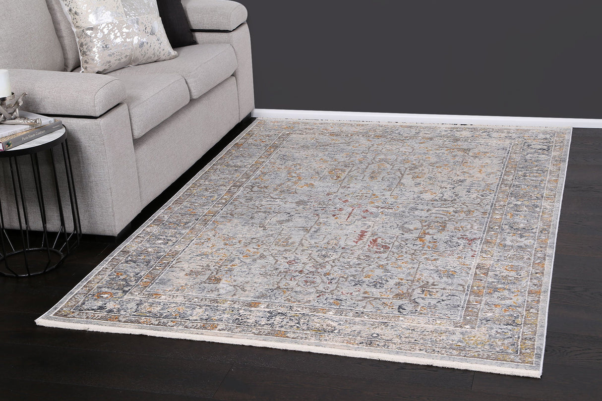 Distressed Power Loomed Floor Rug 240 x 330cm, view 3