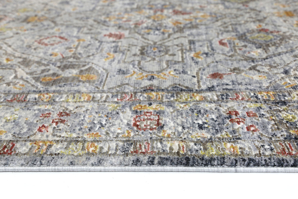 Distressed Power Loomed Floor Rug 240 x 330cm, view 5