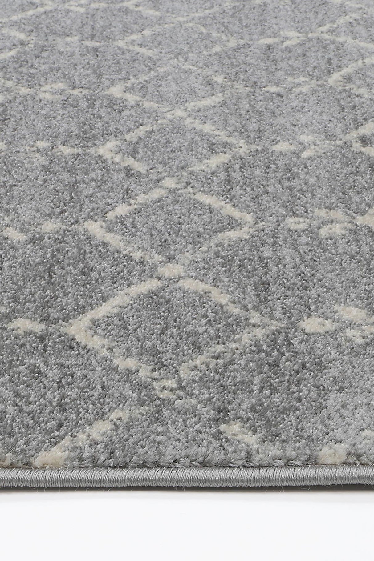 Distressed Transitional Polypropylene Floor Rug Grey Ivory 300 x 400cm, view 4