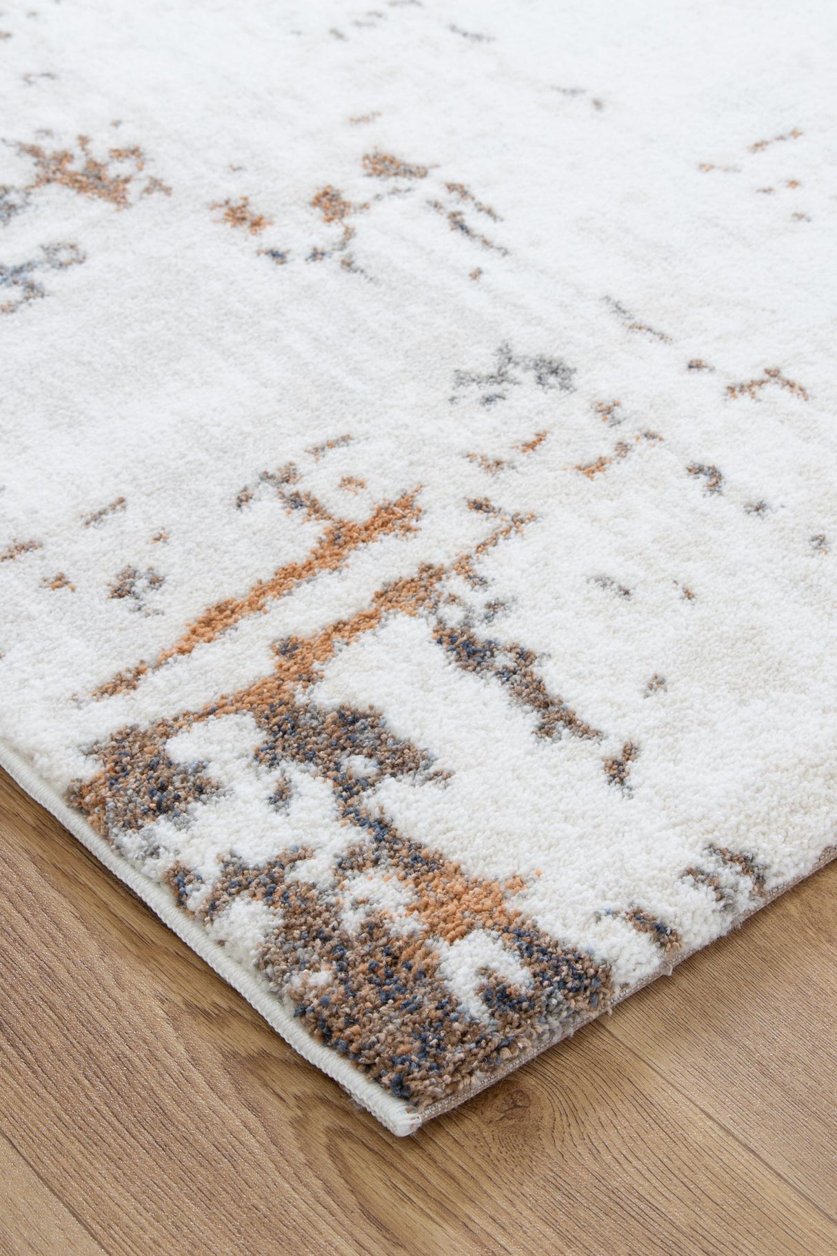 Plush woven polyester floor rug 80x300cm