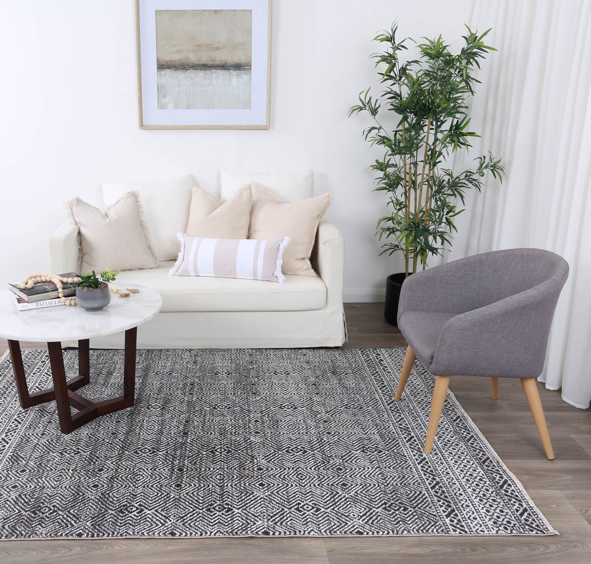 Modern Abstract Floor Rug, Design M11 240x330cm - view 2