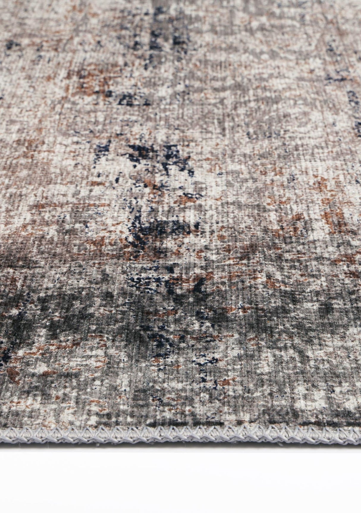 Distressed Vintage Floor Rug Ash Beige 240 x 330cm, view 3