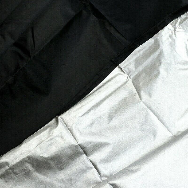 Round Outdoor Table Cover, Black 230cm