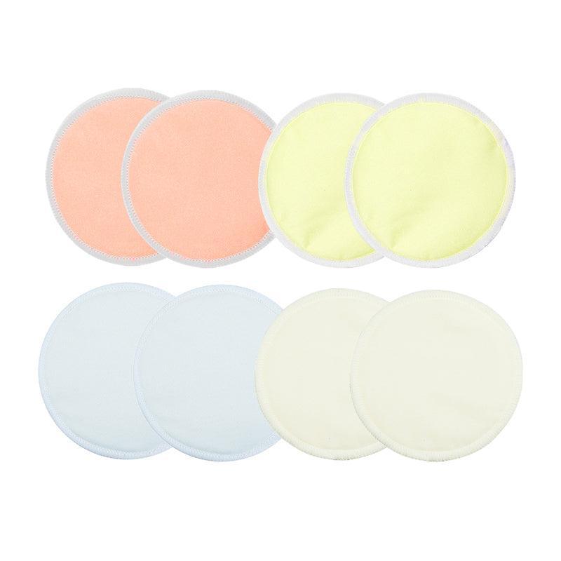 Reusable bamboo nursing breast pads, pack of eight