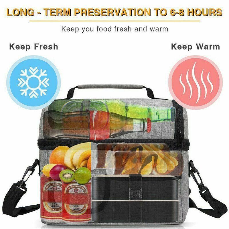 Saltwater Insulated Lunch Bag Box Tote, 8L, Rose Red