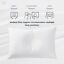 Puredown Goose Down and Feather King Pillow Inserts — Set of 2, 100% Cotton Cover — Allure Home Collections