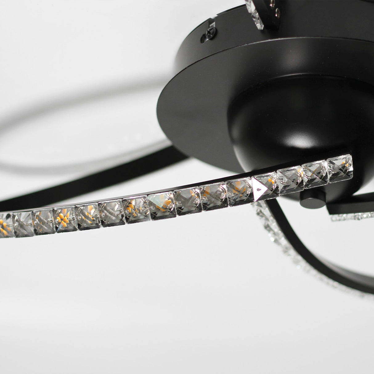 Irie Dimmable 3-Light LED Ceiling Light — Black — Allure Home Collections