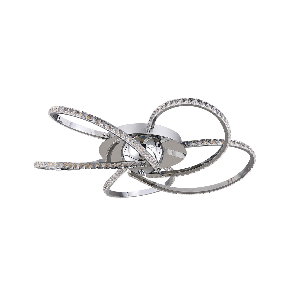 Irie Chrome Dimmable 5-Light LED Ceiling Light — Allure Home Collections