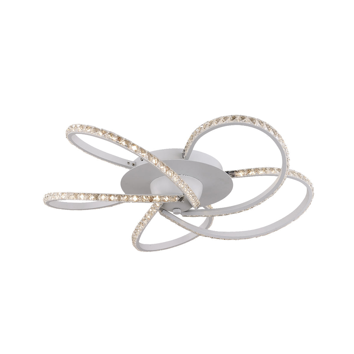 Irie Dimmable 5-Light LED Ceiling Light — White — Allure Home Collections