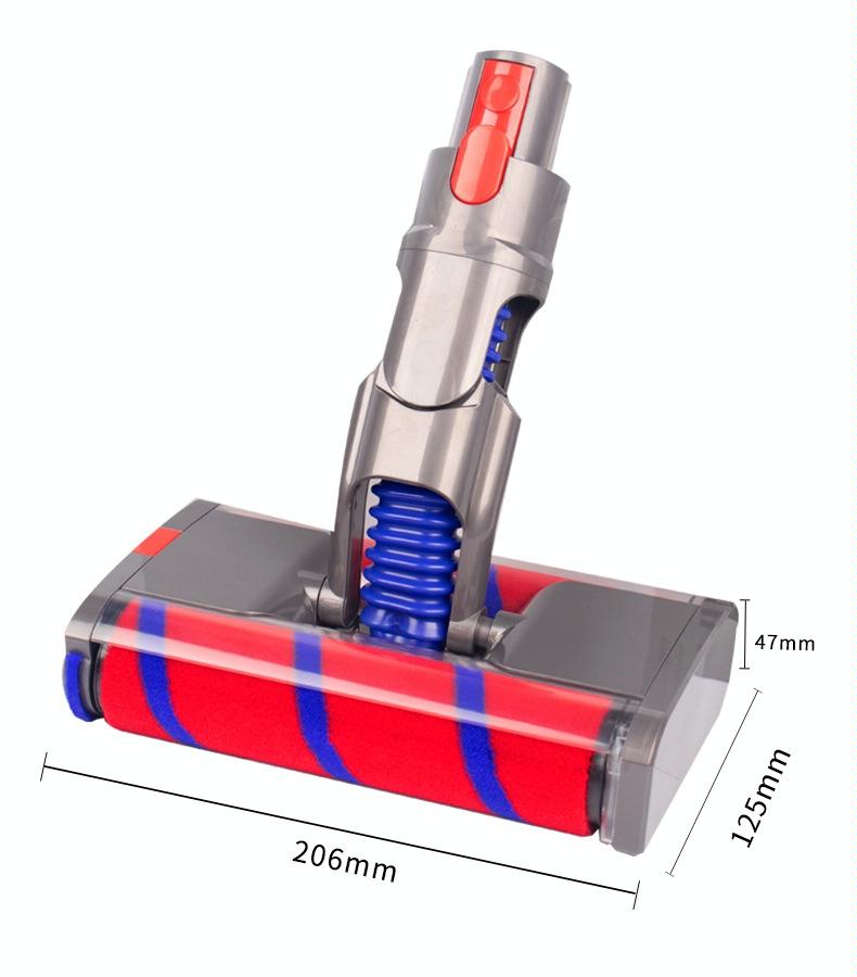 Soft Velvet Double Roller Brush for Dyson