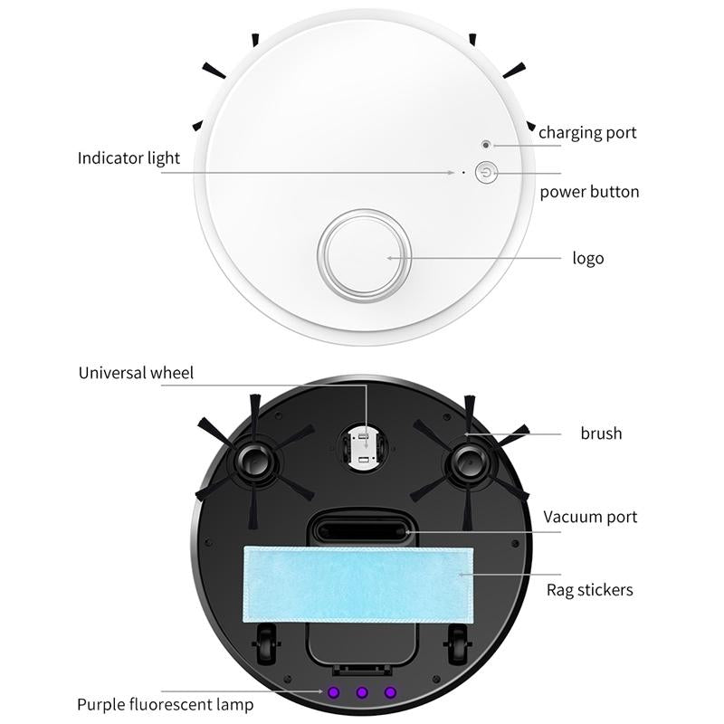 Intelligent USB Charging Sweeping Robot