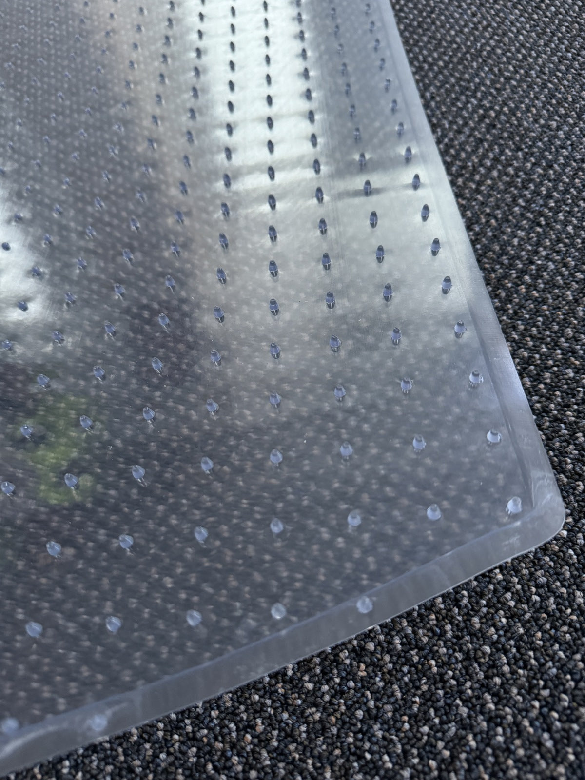 PVC Office Chair Mat, Low Pile Carpet Protector 124x99cm