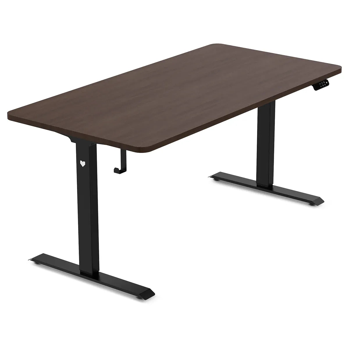 Oxley Electric Standing Desk, Walnut 160cm view 3