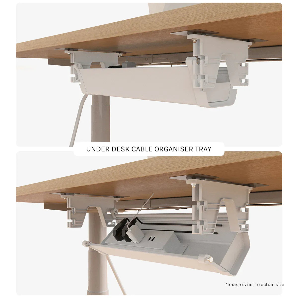 Wanniassa Electric Standing Desk, White 150cm view 8