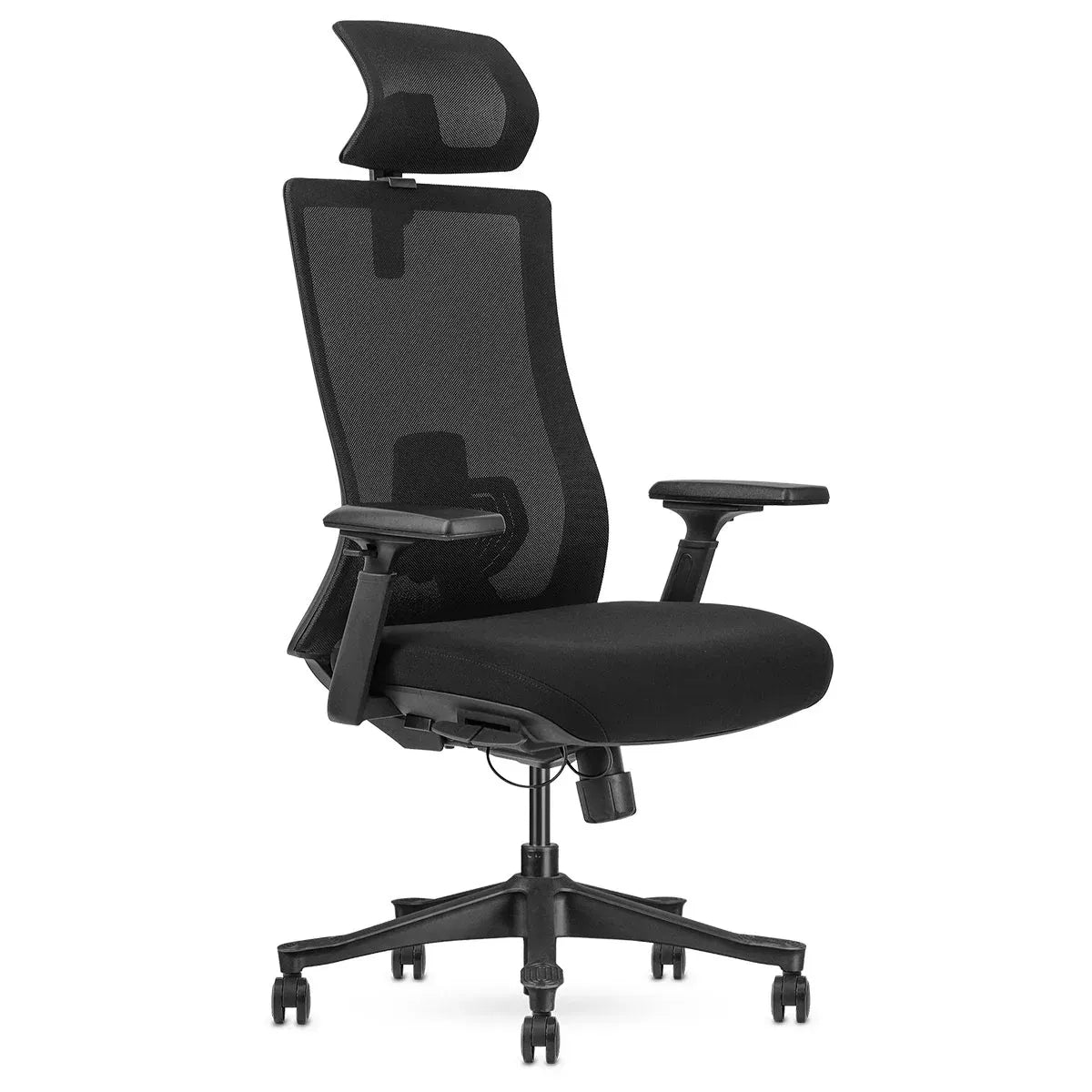 Exmouth black mesh ergonomic high back office chair