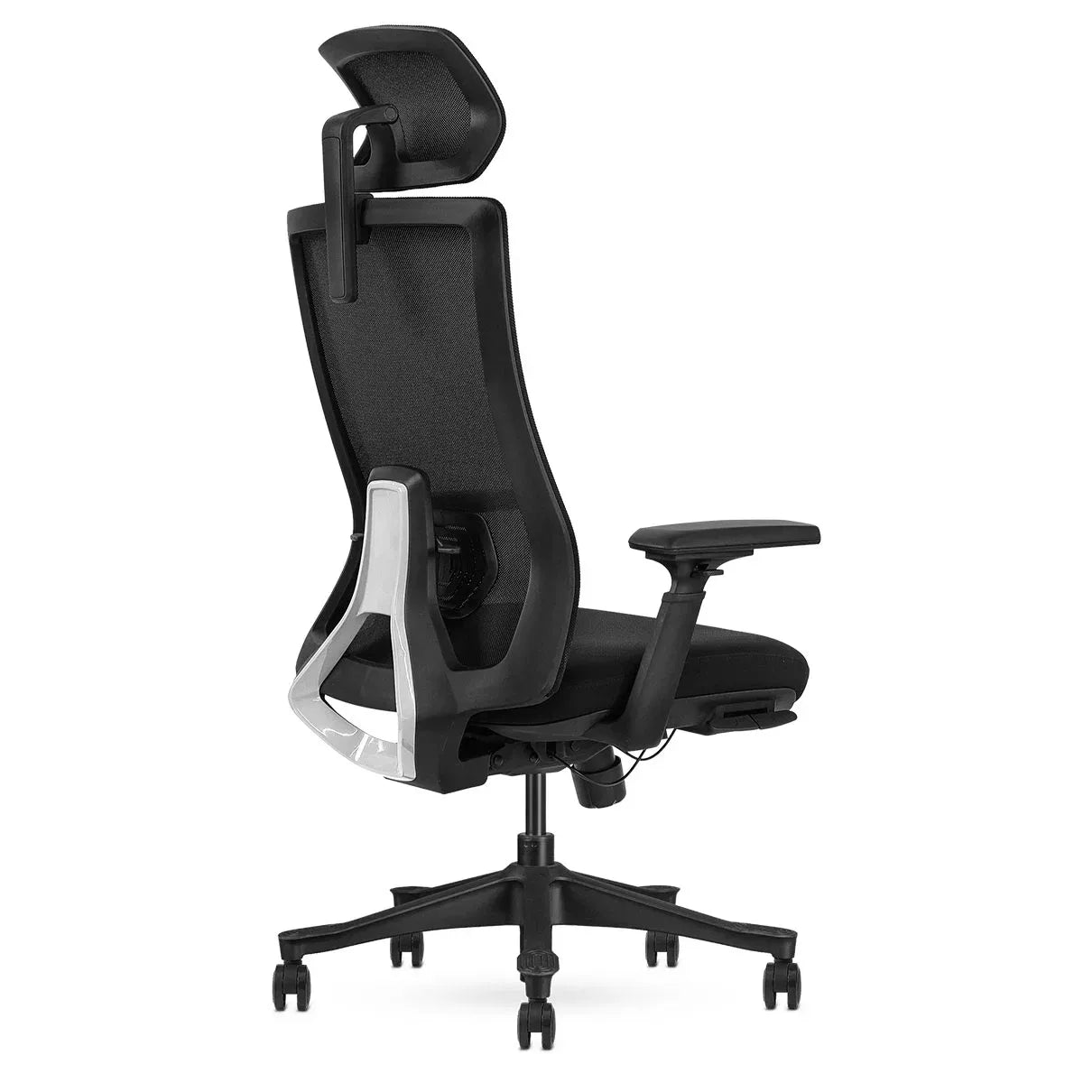 Exmouth black mesh ergonomic high back office chair