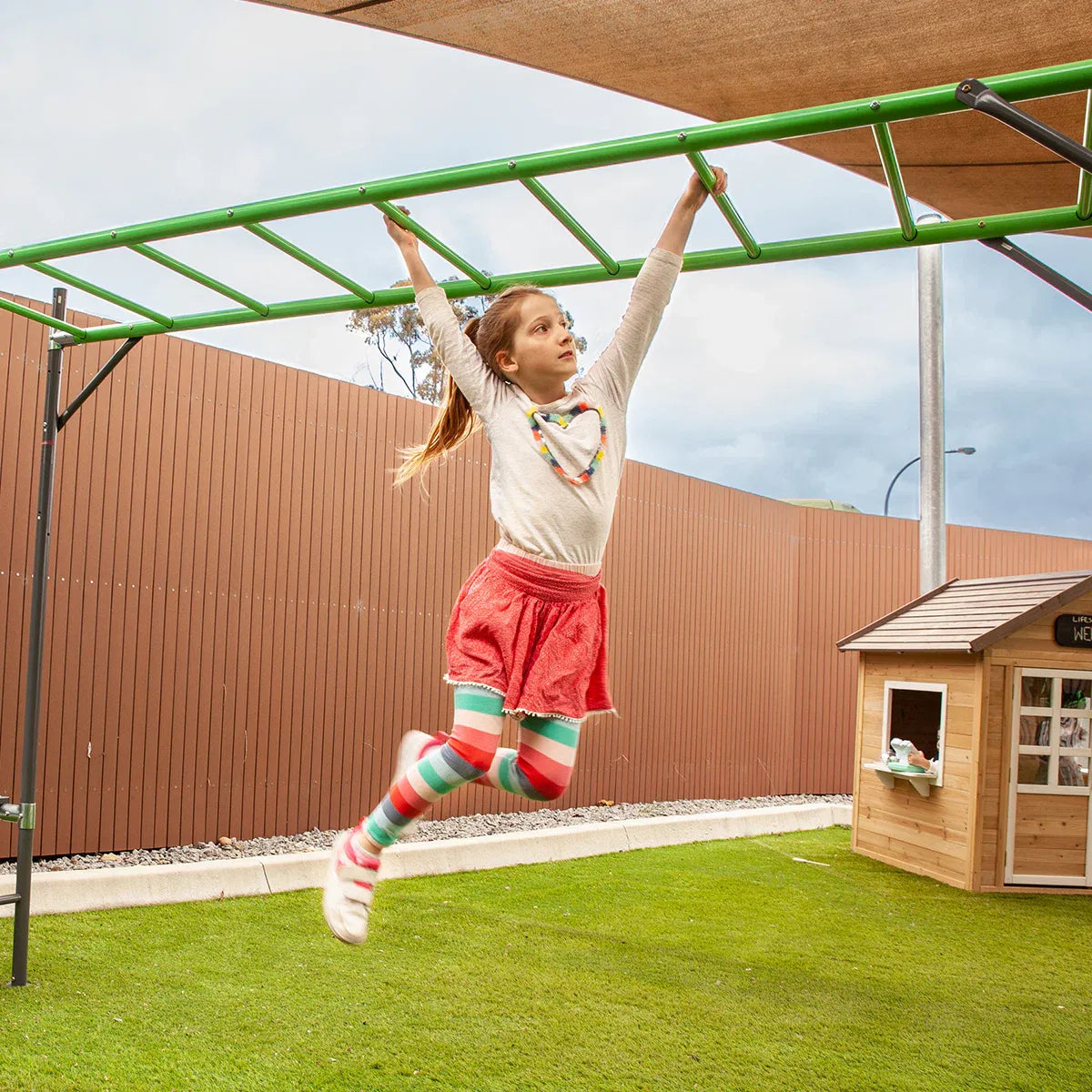 Kids Outdoor Monkey Bar Add On Module