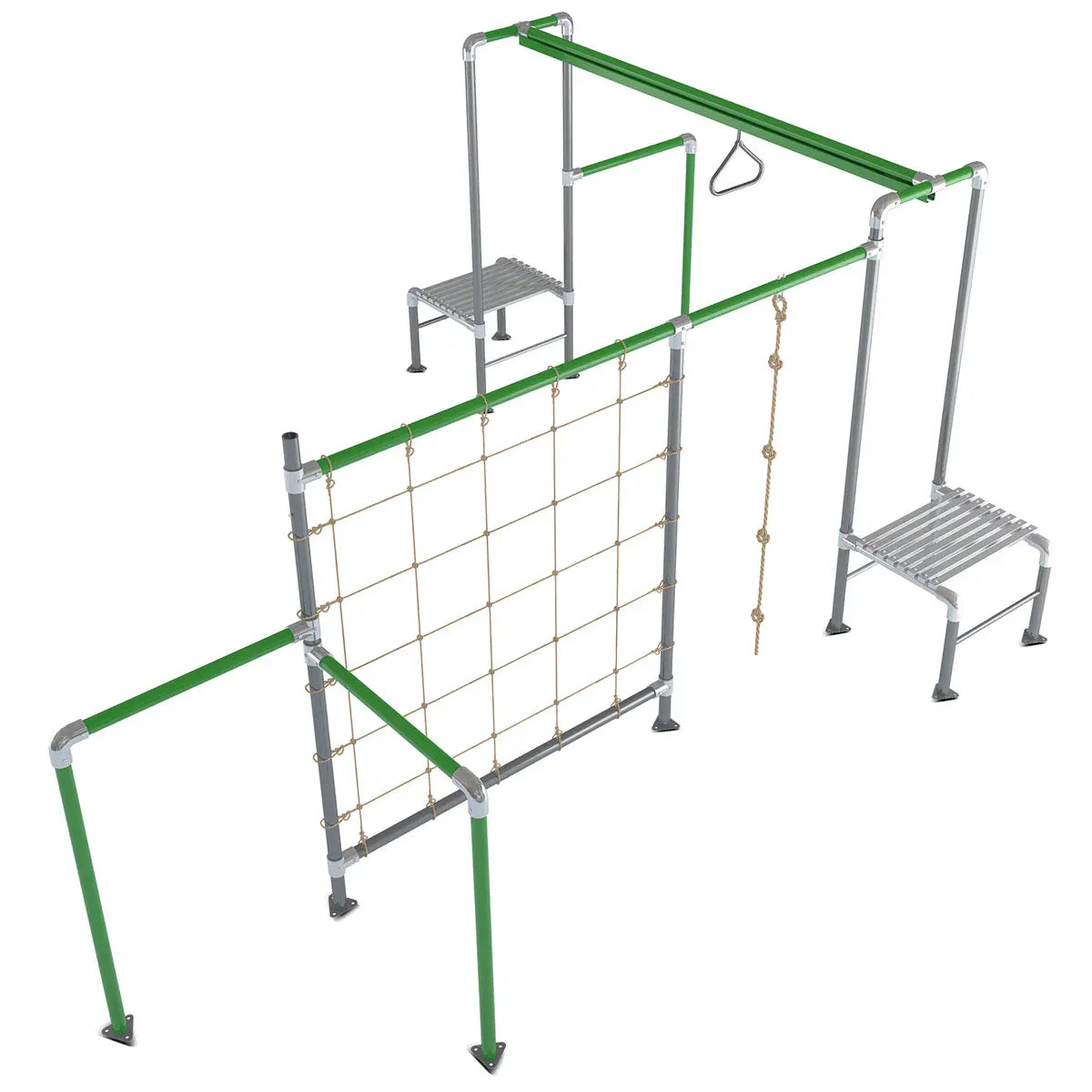 Kids Outdoor Play Centre with Flying Fox and Climbing Net