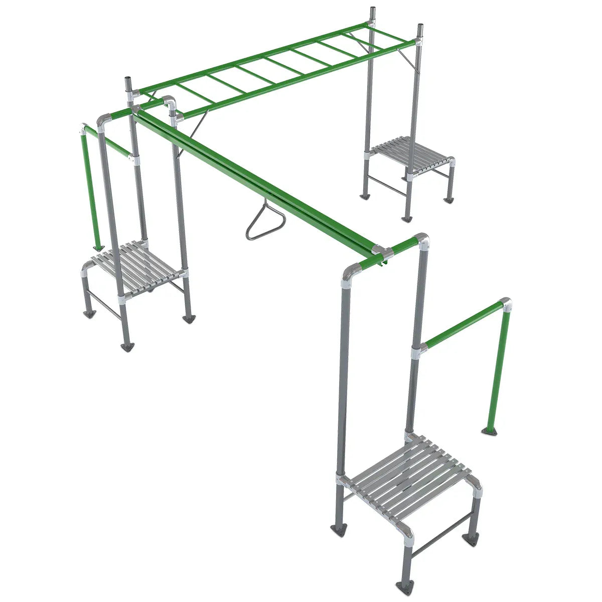Kids Outdoor Play Centre with Flying Fox and Monkey Bars