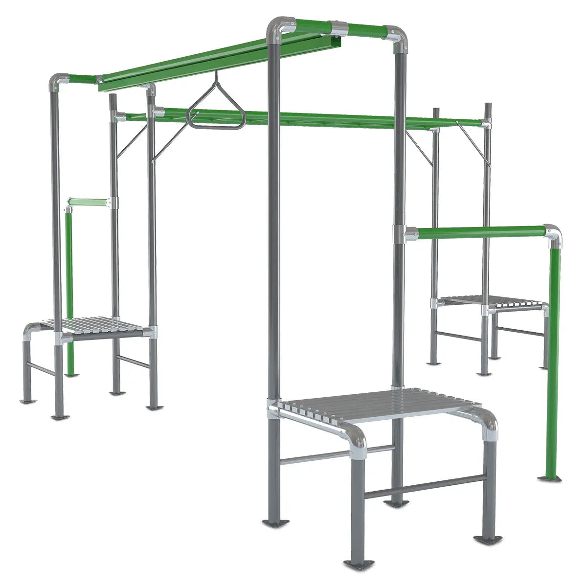 Kids Outdoor Play Centre with Flying Fox and Monkey Bars