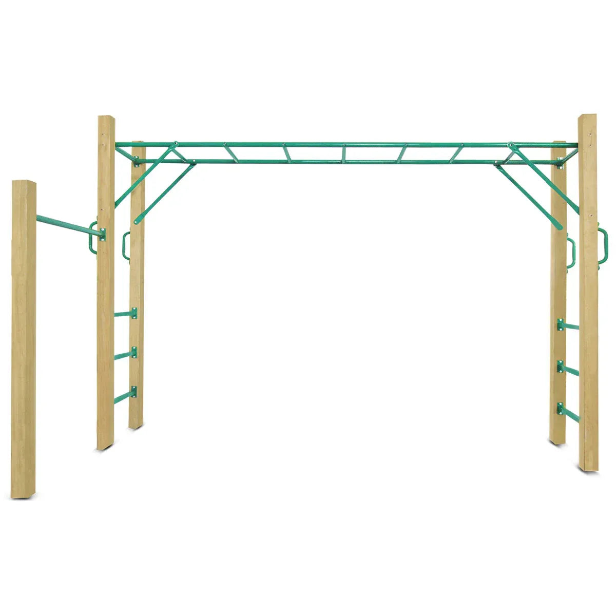 Kids Wooden Monkey Bar Set, 3m