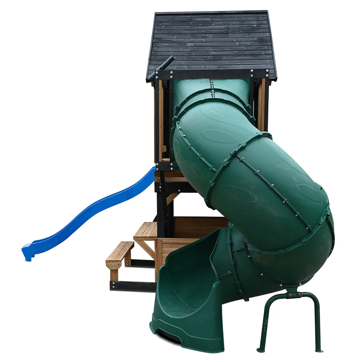 Kids Swing Set and Play Centre with 2.2m Slide, Blue