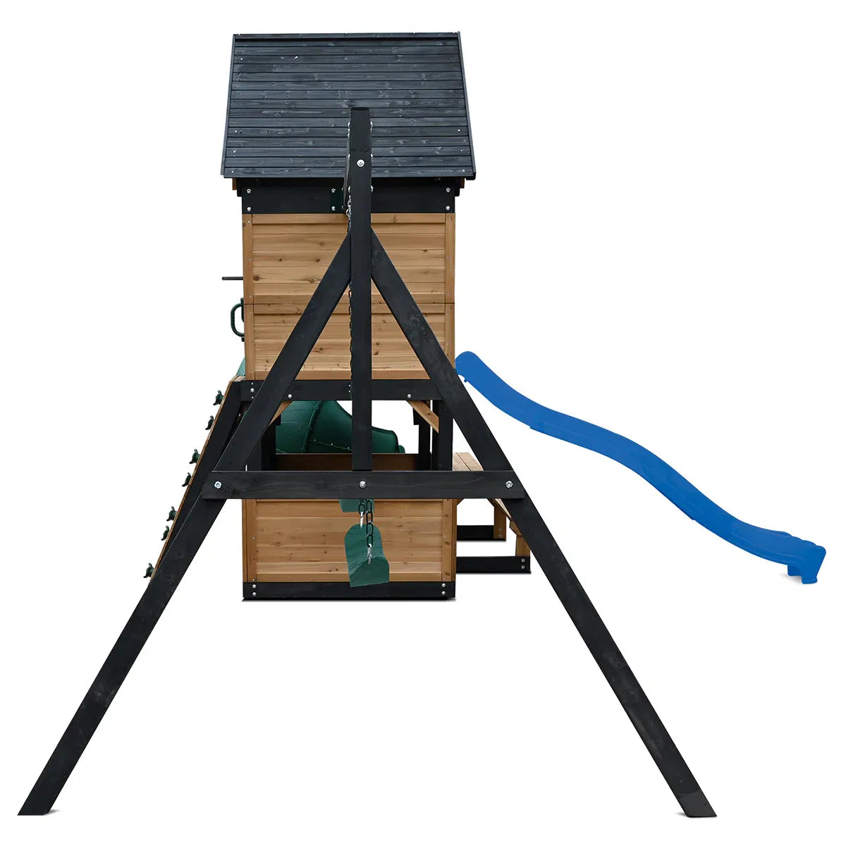 Kids Swing Set and Play Centre with 2.2m Slide, Blue