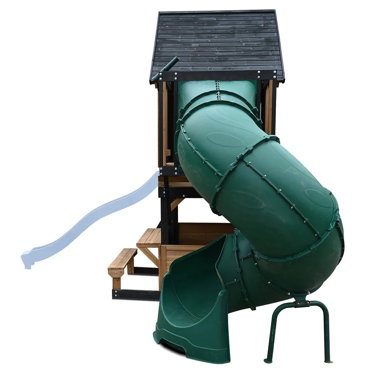 Kids Swing Set and Play Centre with 2.2m Slide, Pastel Blue