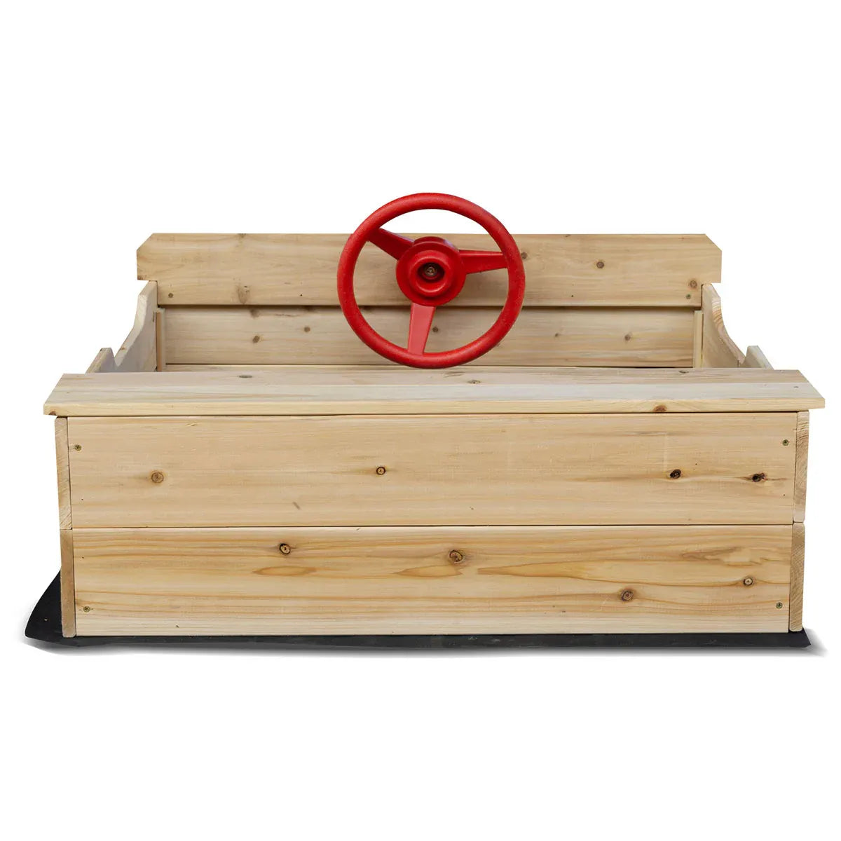 Car Theme Interactive Timber Sandpit, 114cm